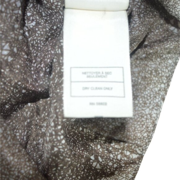 Max Studio 100% Silk Chiffon Abstract Asymmetrical Sheath Dress Women Size Small - Picture 6 of 6